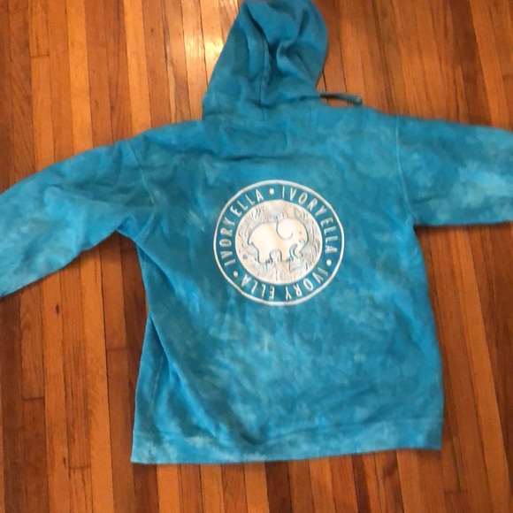 Tie dye Ivory Ella Hoodie - Picture 1 of 4